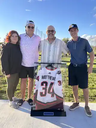 Joe McCaw announcement for the Shannan Hickey Memorial Golf Tournament